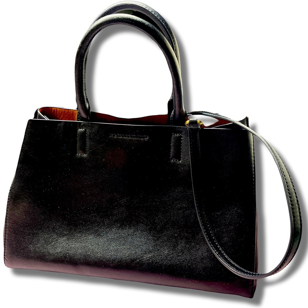 Banana Republic Black Leather Mini Larkin
